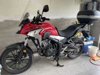 Honda CB500X 2021 A2, LED,9000km nerulata in Romania