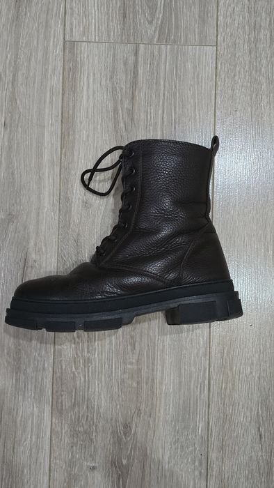 Сапоги кожаные, зимние,  женские