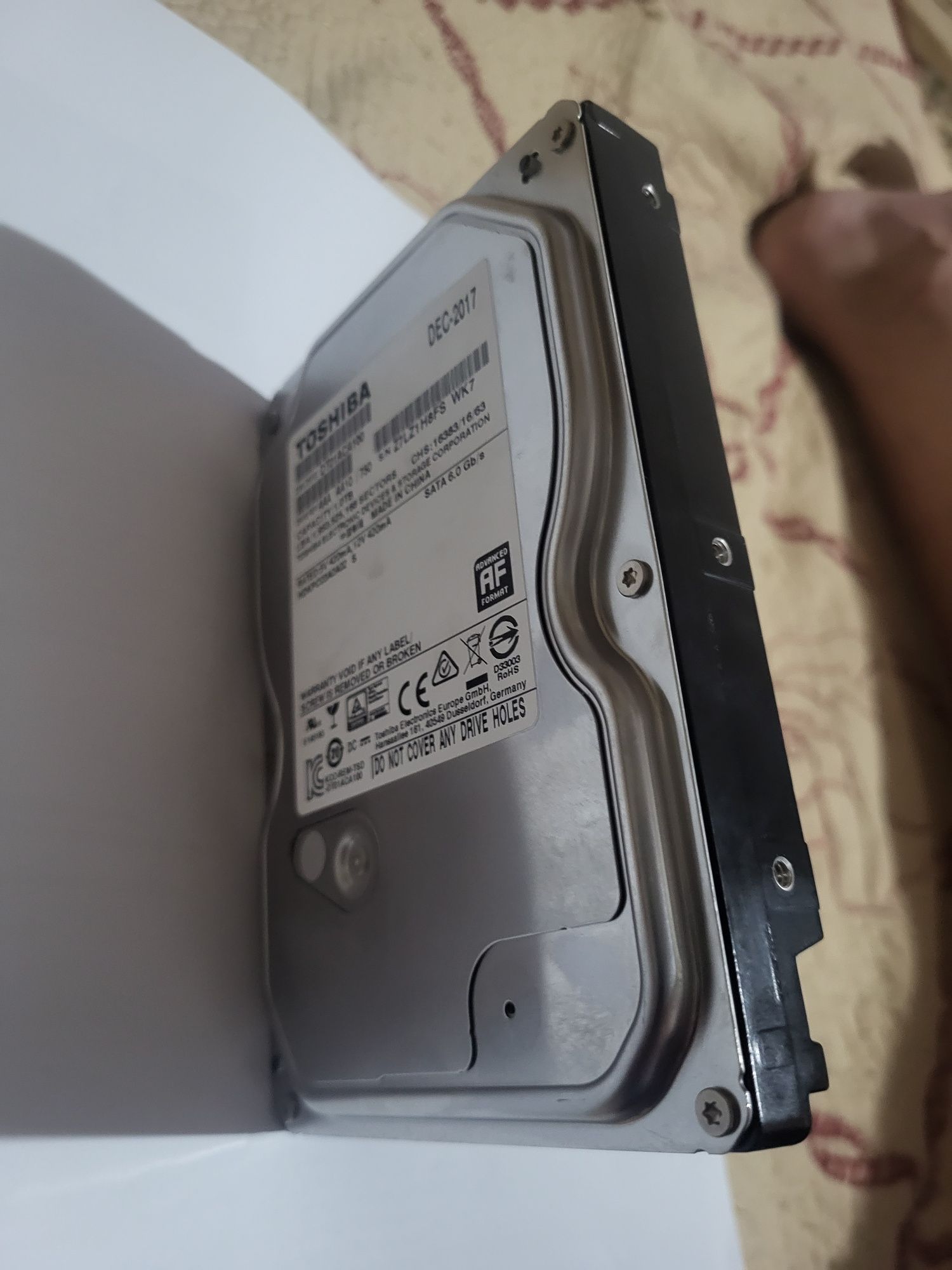 Продаётся жёсткий диск Toshiba