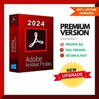 Adobe Acrobat Pro 2024 Permanent DC Original