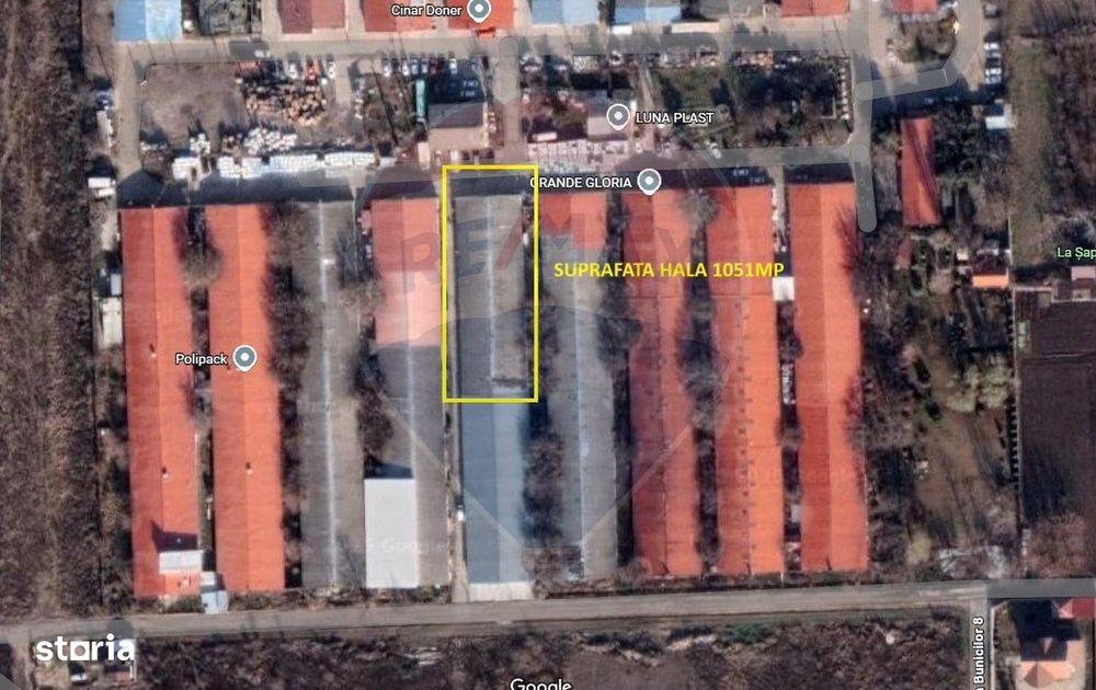 Ocazie! Hala/ Spațiu industrial de 1,051mp de vânzare in Galati