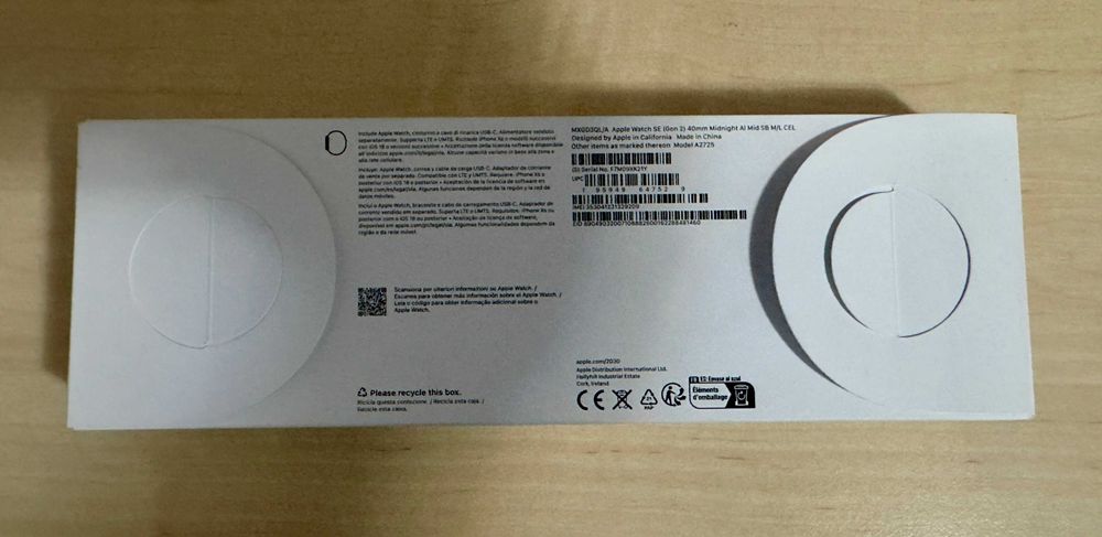 APPLE Watch SE (2nd Gen) V2, GPS + Cellular, 40mm, nou, 2 ani garantie