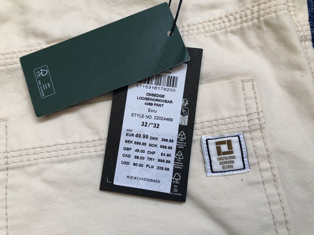 Only & Sons EDGE Loose Workwear Pant мъжки дънки - 32 и 33