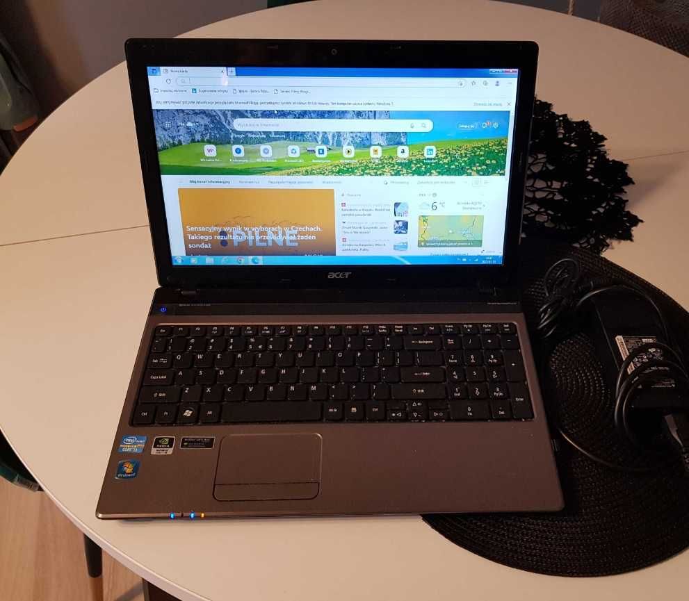 Мощный ноутбук для работы Acer Aspire 5750