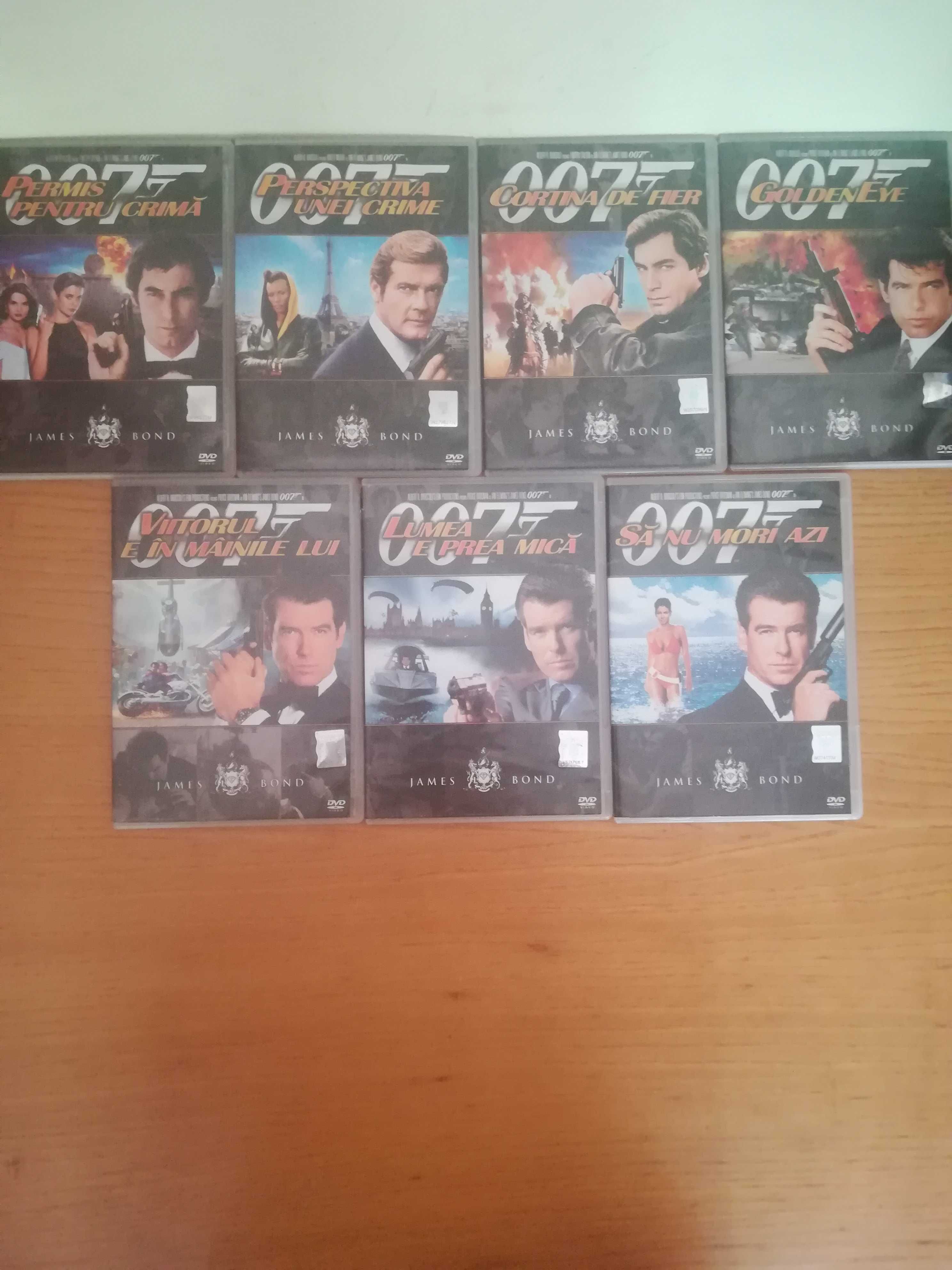 19 Dvd Seria James Bond In Romana Doar in București
