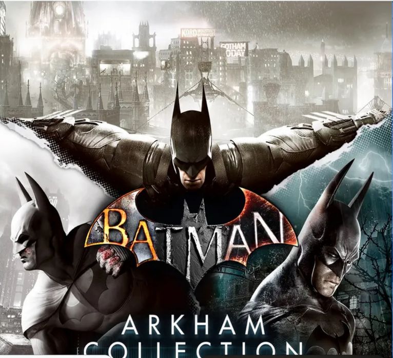 Диск ps4 Batman 2 части