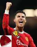 CRISTIANO RONALDO Детски Екип + Шапка 2022г Юнайтед НОВО