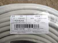 Conductor electric Romcab CYY-F 3x2.5, 100m-rola