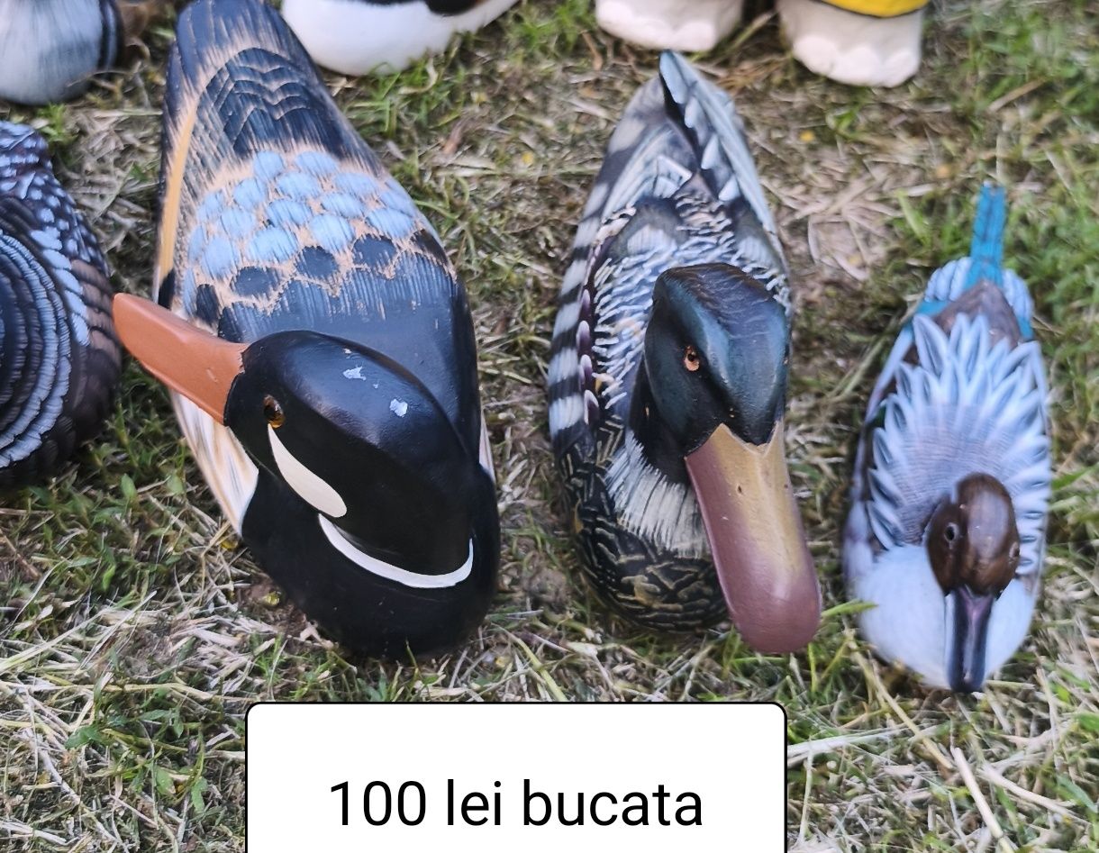 Animăluțe sculptare in lemn