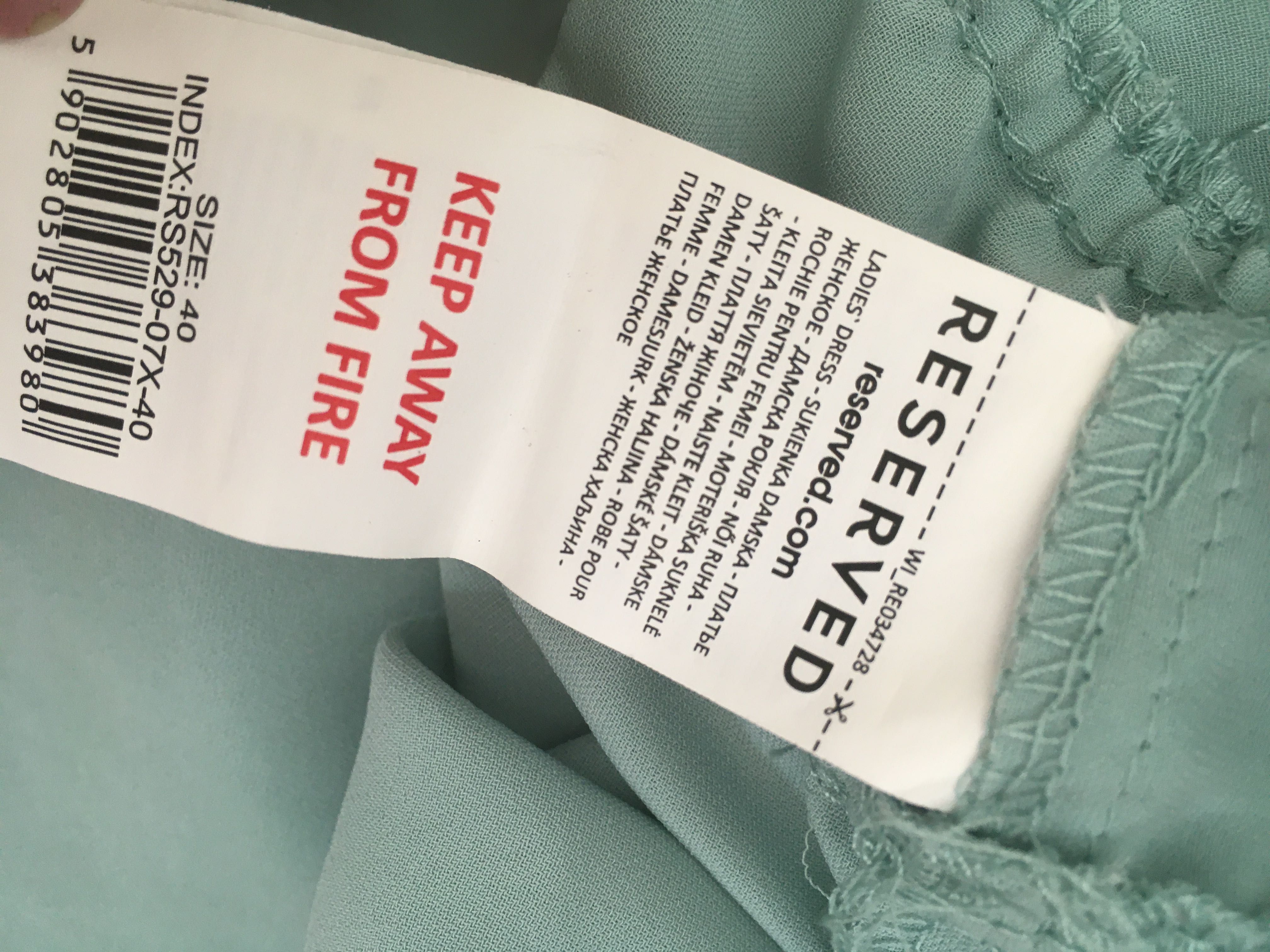 Rochie turcoaz Reserved