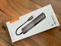 Адаптер Satechi Type-C Slim Multimedia Adapter V2 за макбук и не само