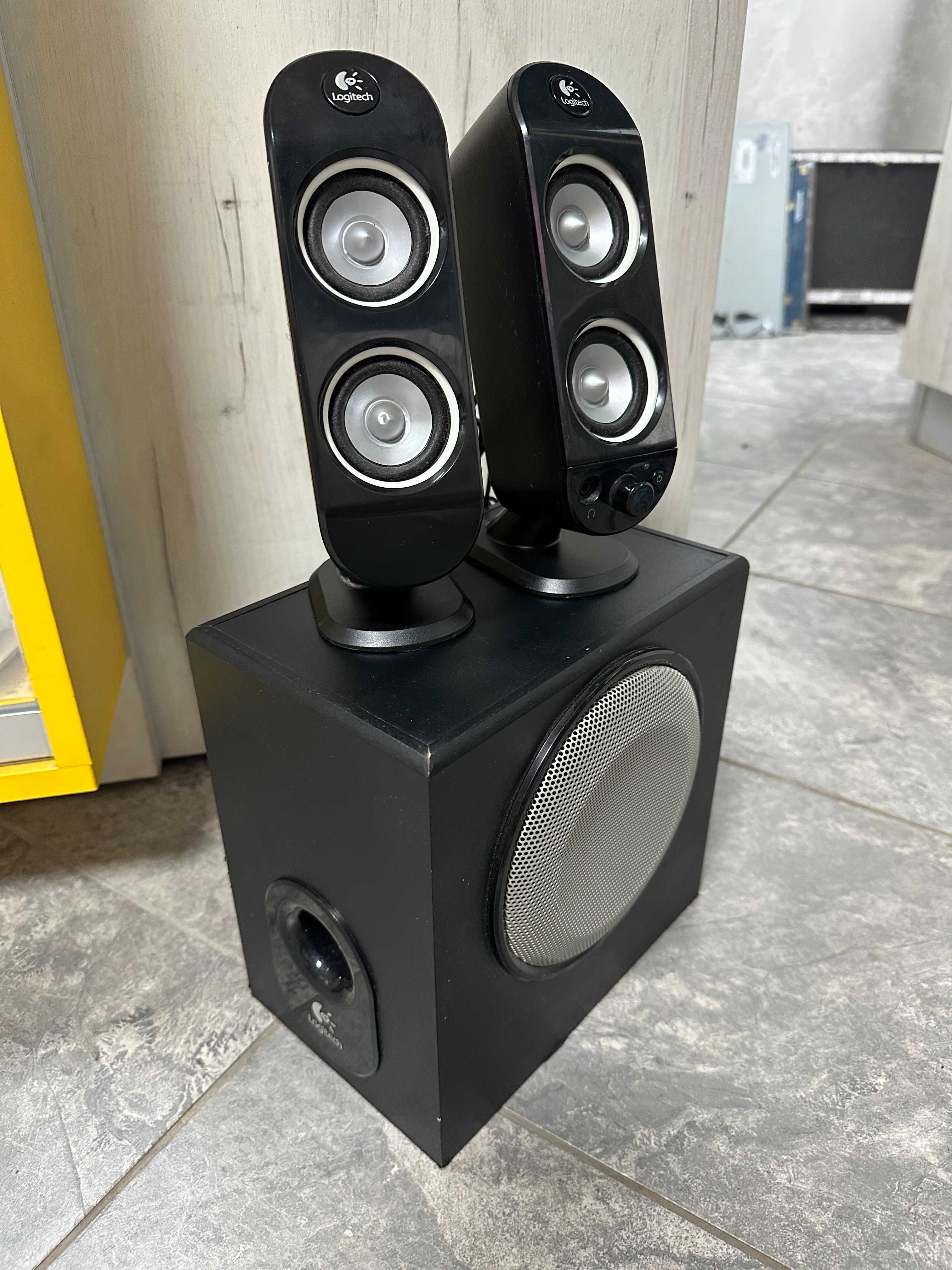 Тонколони , буфер Logitech X-230 2.1 за компютър