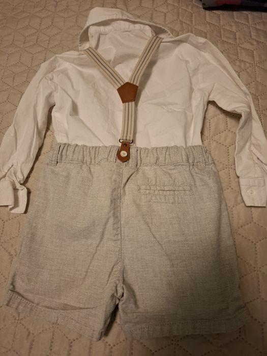 Set pantaloni scurți și cămașă 4-5 ani 104-110 cm