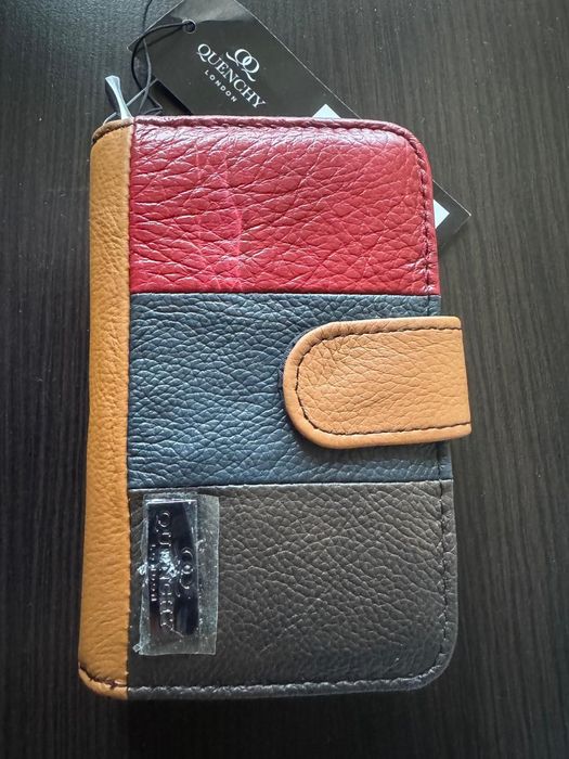 Чисто нов портфейл, естествена кожа