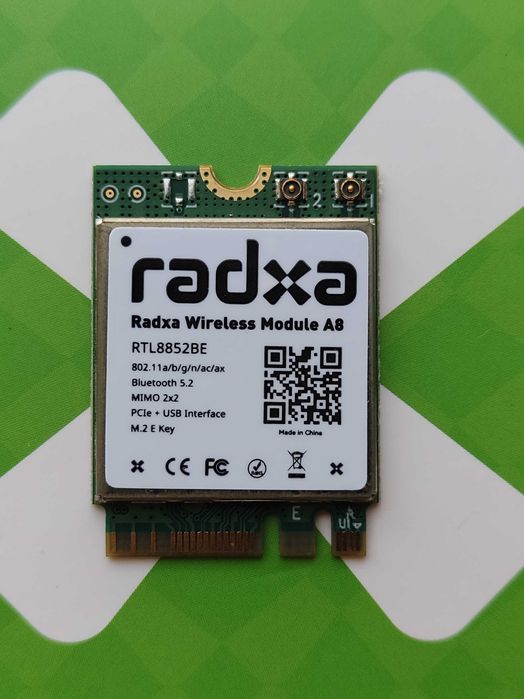 Placă dezvoltare Radxa Rock 5B 8GB cu Modul wireless Radxa A8