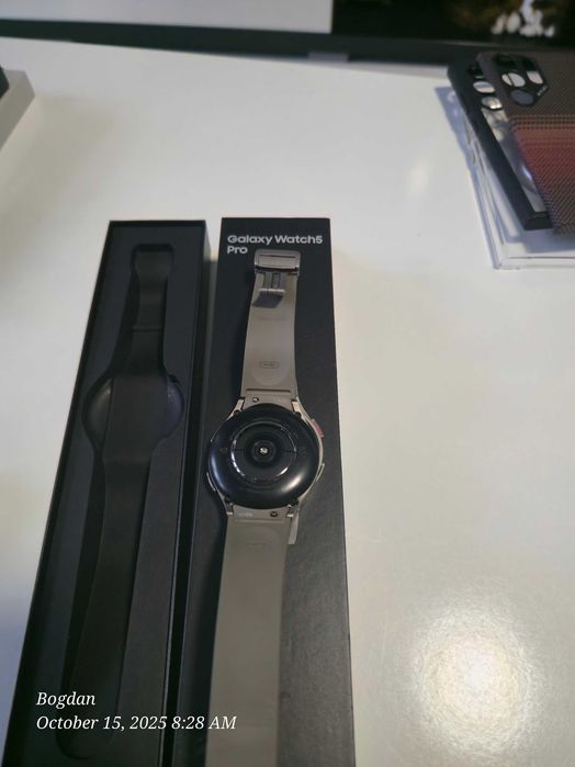 Vand Samsung Galaxy Watch5 Pro, 45mm, BT, Gray Titanium