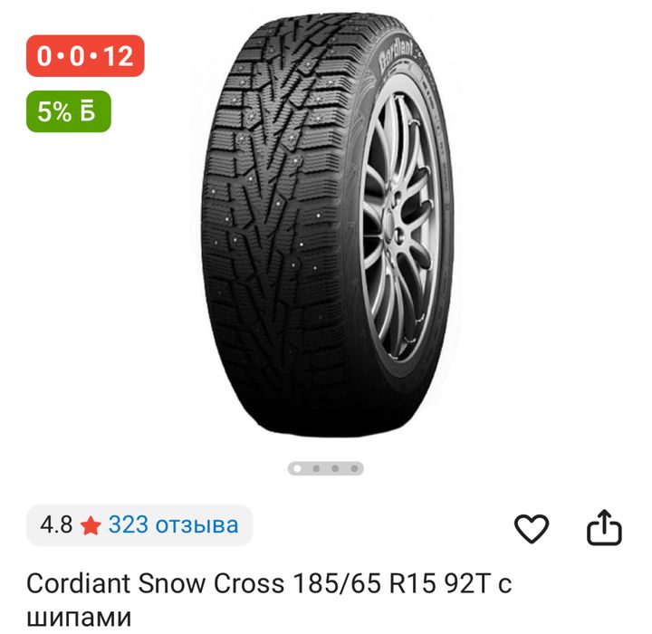 Шипованные зимние шины