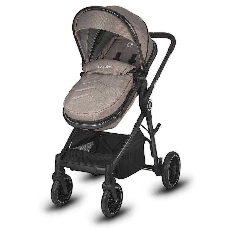 Carucior 3in1 transformabil Coccolle Ago, Cadru aluminiu,Roti cauciuc,