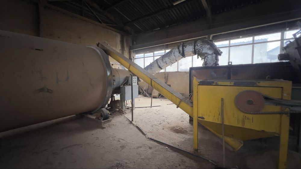 Барабанна сушилня за дървесен чипс