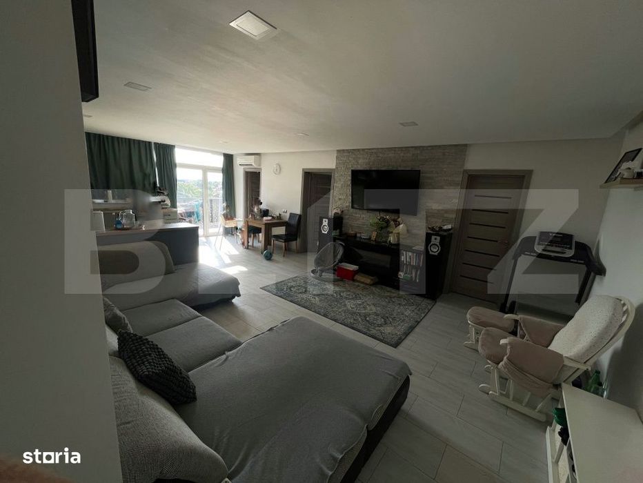 Apartament cu 3 camere, 82 mp, terasa de 21 mp, Sannicoara, complex Es