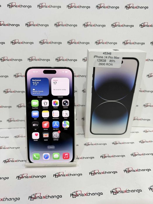 iPhone 14 Pro Max Black Neverlocked 128GB