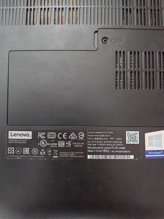 Laptop Lenovo ideapad, 15.6,intel i5, 12 gb ram, 256gd ssd