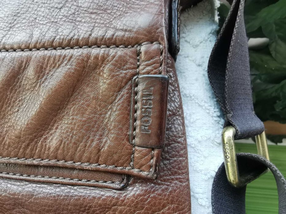 Geanta crossbody Fossil,pentru barbati, piele naturala