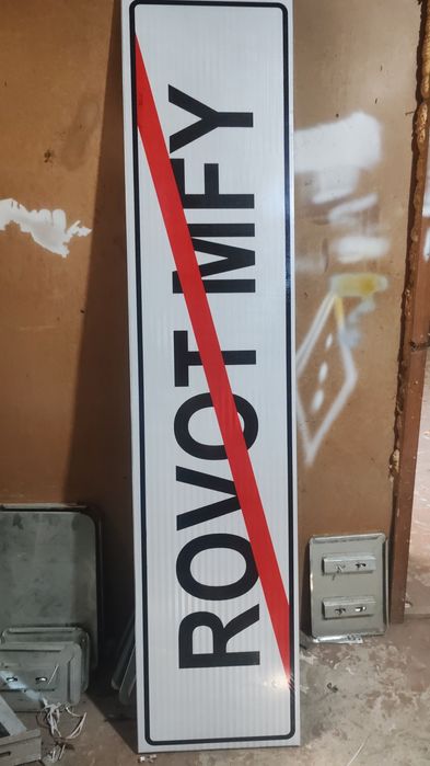 Yo'l belgilarini yasab urnatib beramiz