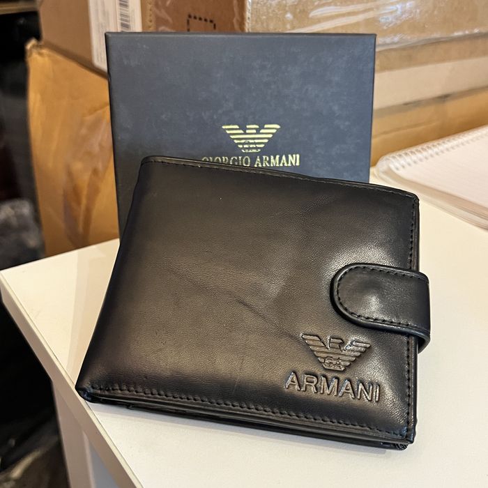 мъжки портфейл естествена кожен телешки бокс джоб за монети документи