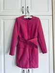 Palton stil sacou , lung  de la Zara  masura Xs roz