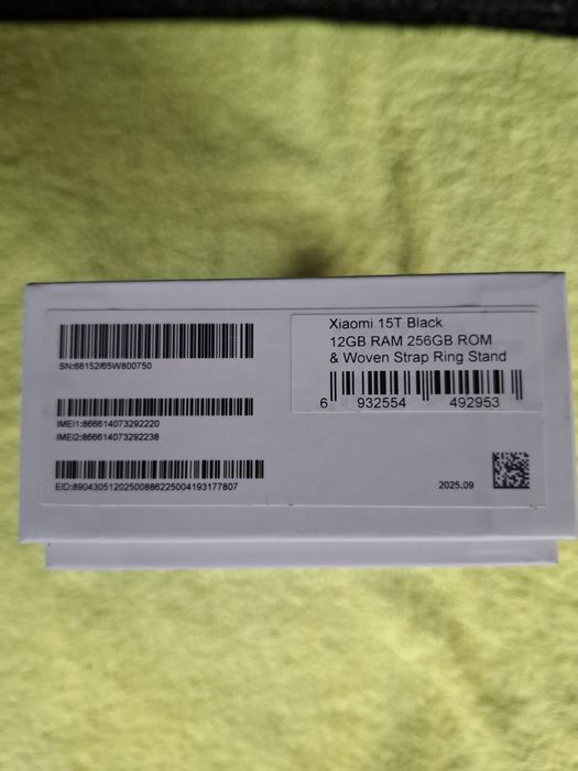 Vând/Schimb Xiaomi 15T 5g Garanție Emag Ca Nou Dual Sim Fulbox Liber