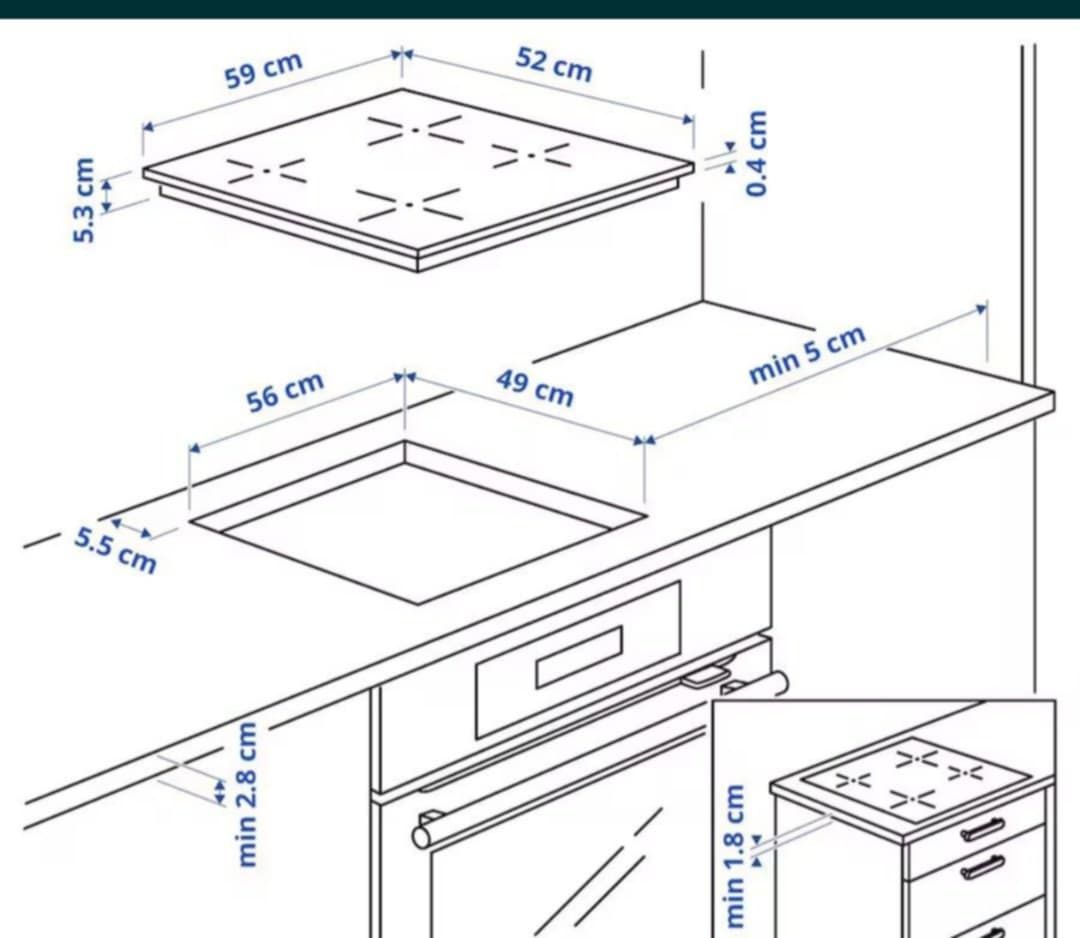 Plita inductie Vilsta ikea