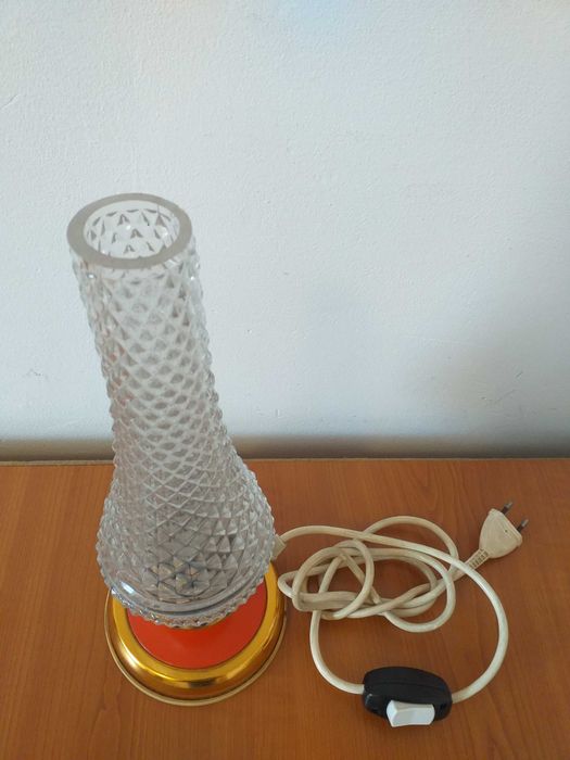 Veioza/lampa veche semicristal,anii 1970,made in Germania/vintage