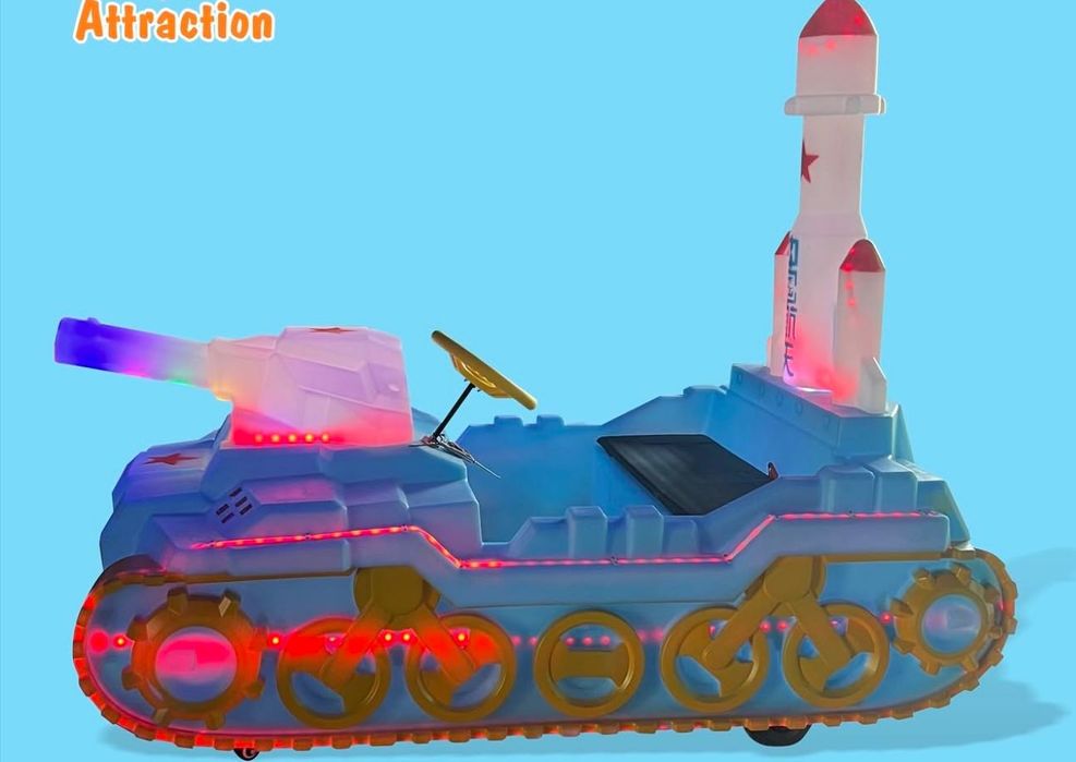 Atraksion, Batut, karusel