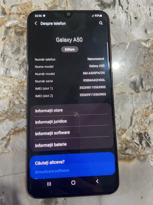 Galaxy a50 model piersică