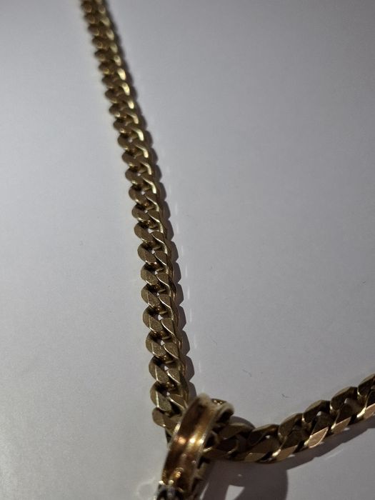 Lanț cuban aur 14 k