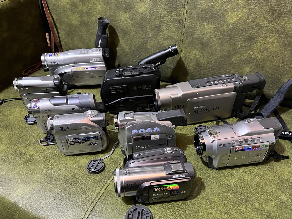 Camere film filmat MiniDv VHS(C), Video8