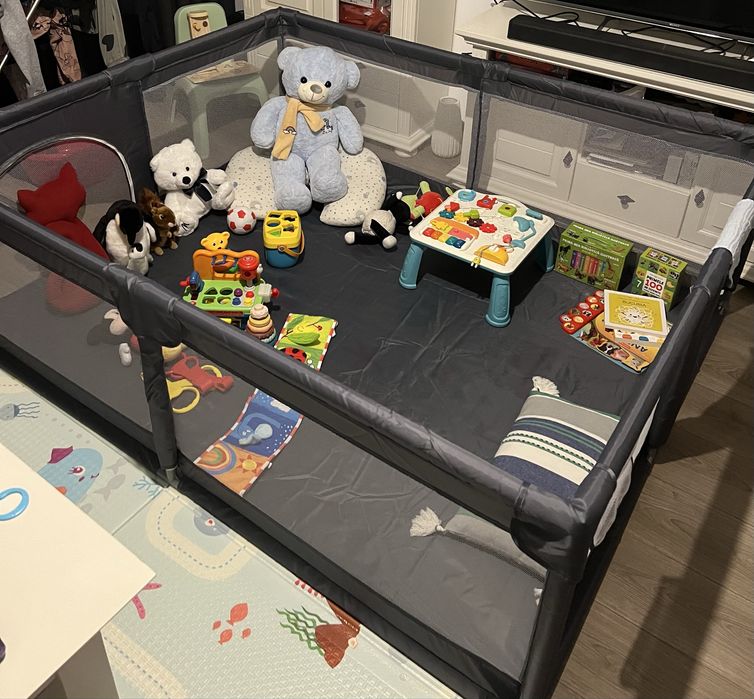 Tarc de joaca copii HappyKID 180x150x60 cm