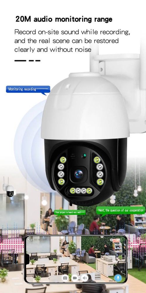 Wifi kamera 360 градусов WiFi PTZ camera 2 МР Бош