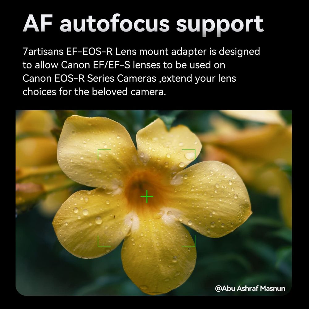 Адаптер за обектив EF-EOS R Autophocus за Canon EOS-R Mount/EXIF