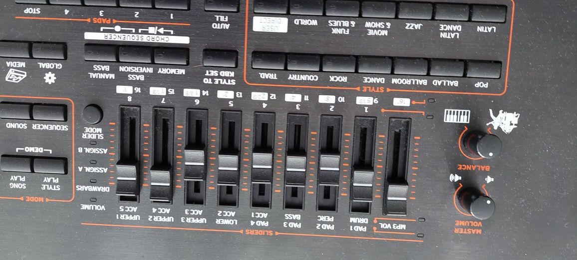 Vand korg pa4x 76key