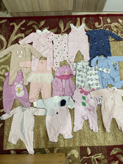 Lot 0-6 Luni Fetiță - Peste 130 de piese