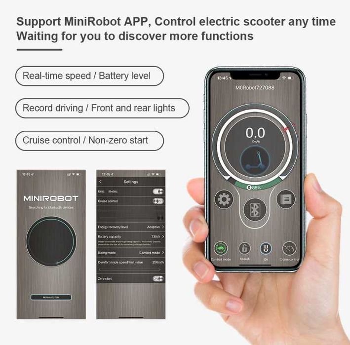 Тротинетка Електрическа iScooter i9 Pro с мощен 350 W мотор МОДЕЛ 2025