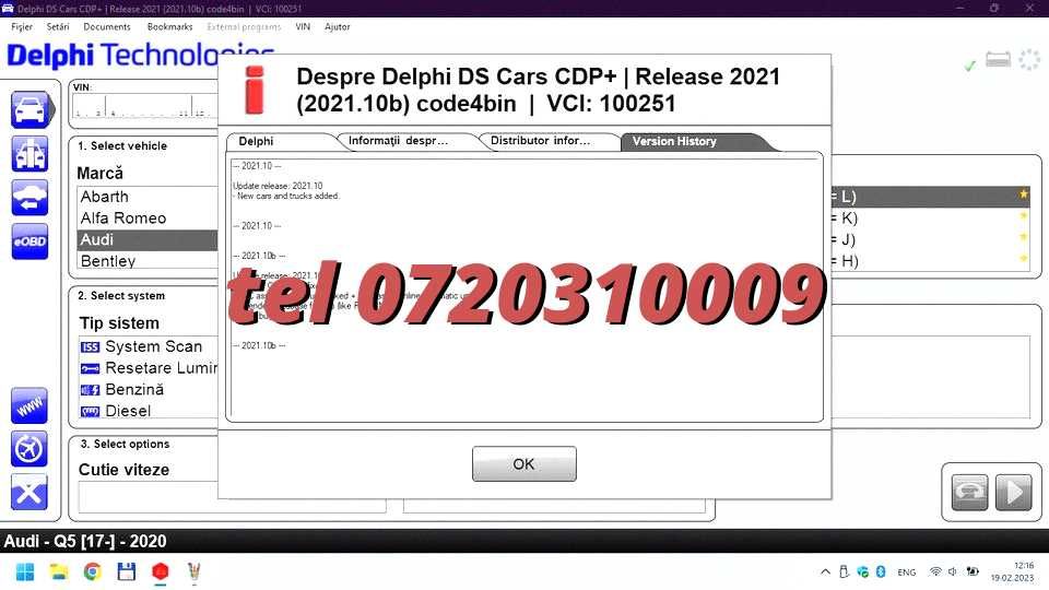 Instalare Autocom  Delphi 202111