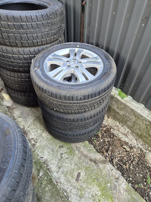 Jante Aluminiu mercedes R 18 5x112 cu anvelope de iarna 235/55/18