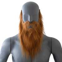 Изкуствена дълга брада на Викинг декорация на костюм за Хелоуин