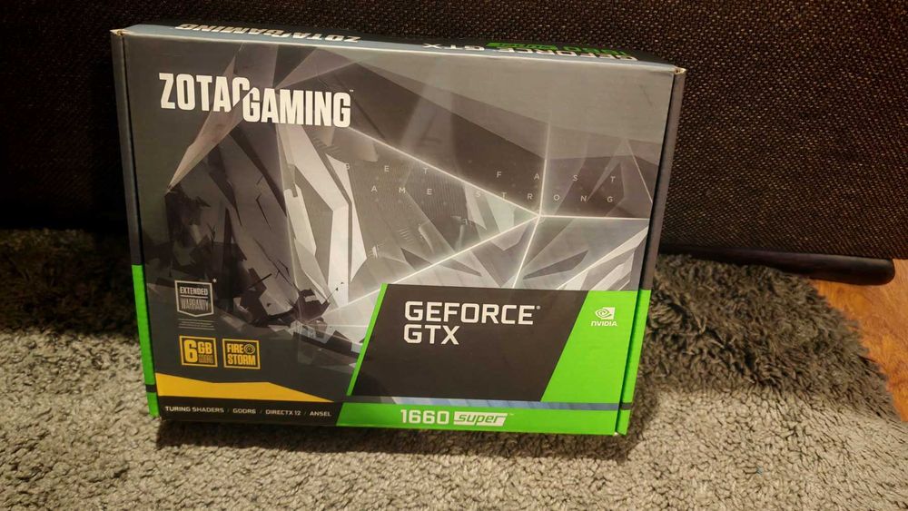 Видео Карта ZOTAC NVIDIA GeForce GTX 1660 Super 6GB GDDR6