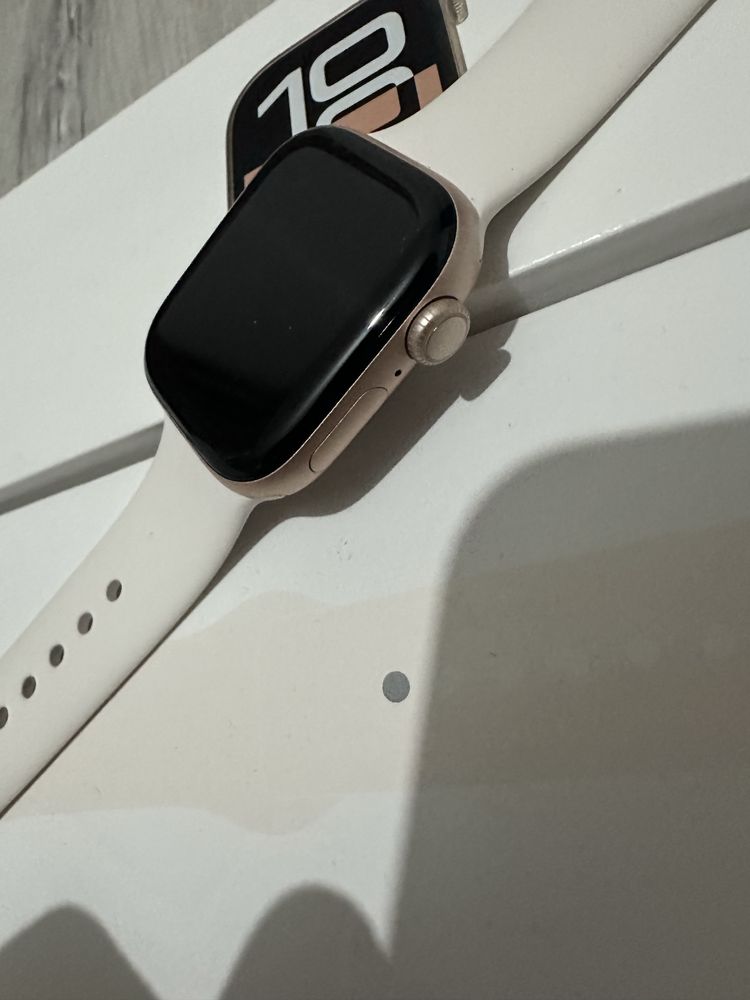 Apple watch seria 10, rose gold, 42 mm, gps, garanție