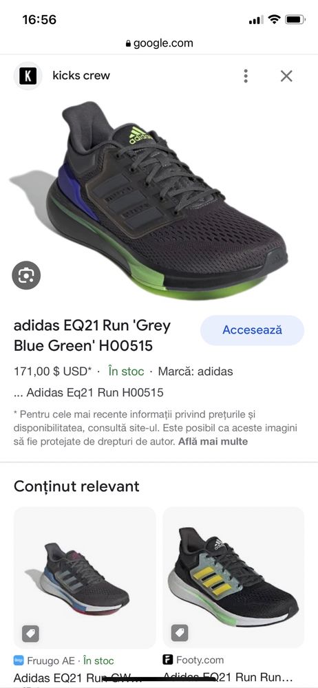 Adidași Adidas EQ21 RUN