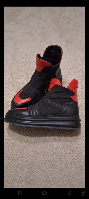 Ghete Gryxx de piele, marimea 39